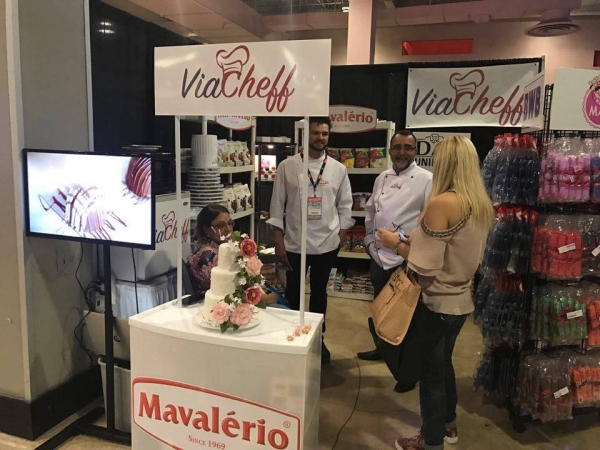 viacheff exhibits brazilian confectionery products at soflo cake expo 2017