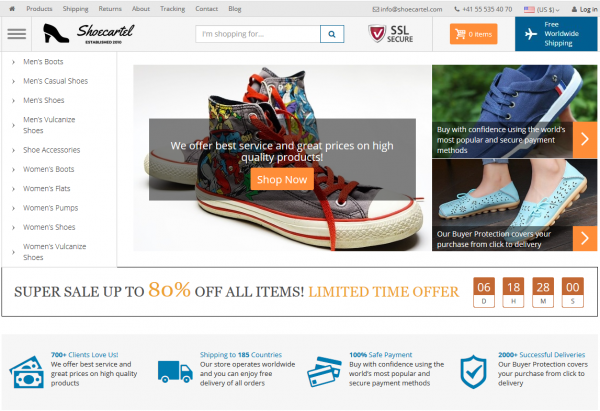 trends footwear online shopping