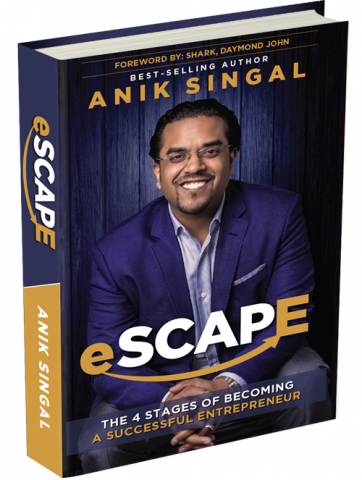 get anik singal s escape the four stages of becoming a successful entrepreneur f