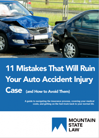 clarksburg personal injury attorneys offer free guide for anyone in a car wreck 