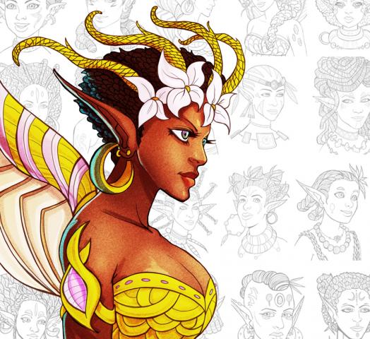improve focus amp mental clarity with this detailed fantasy adult coloring book