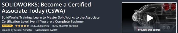 certified solidworks cswa training program crash course by udemy review amp pric