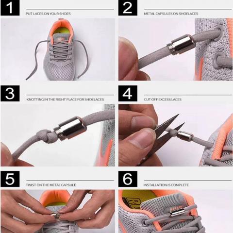 get the best no tie shoelaces for comfortable running with no adjustment