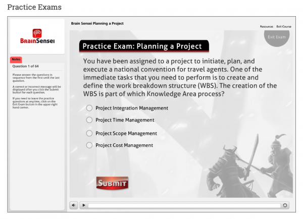 brain sensei pmp exam training course free trial amp practice questions announce